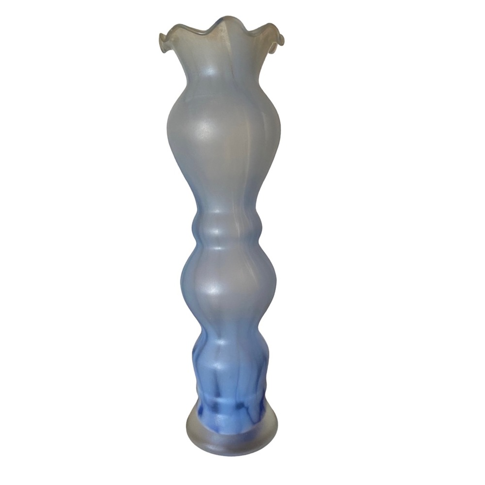 Vintage Blue Blownglass Vase